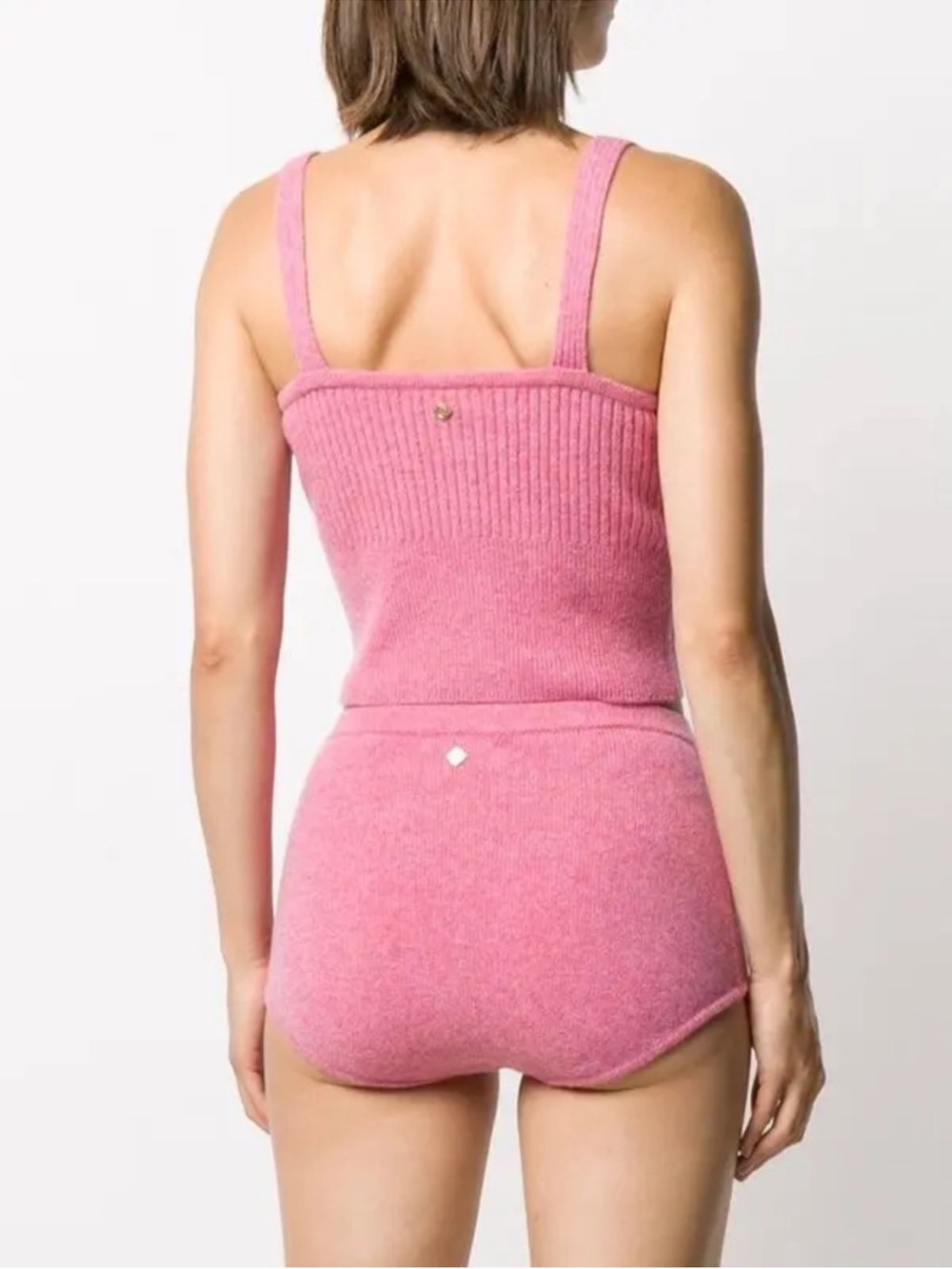 Sandro Twiny Ribbed Wool Top Pink - Picture 3 of 8